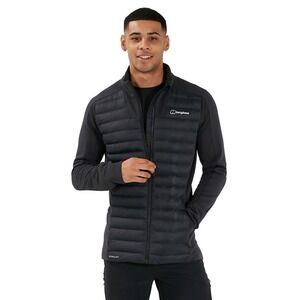 Berghaus Jacket Mens Small Black Hottar Hybrid Hydroloft Puffer Padded